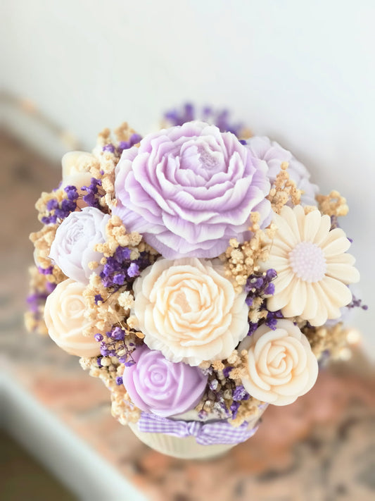 Bouquet Parfumé "Élégance Pastel"