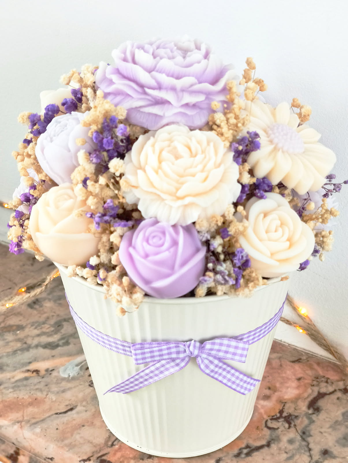 Bouquet Parfumé "Élégance Pastel"