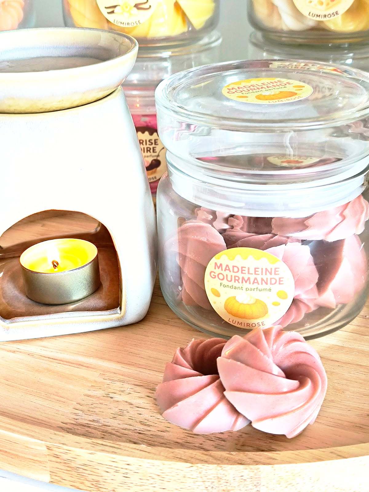 Fondants parfumés Madeleine Gourmande par 2