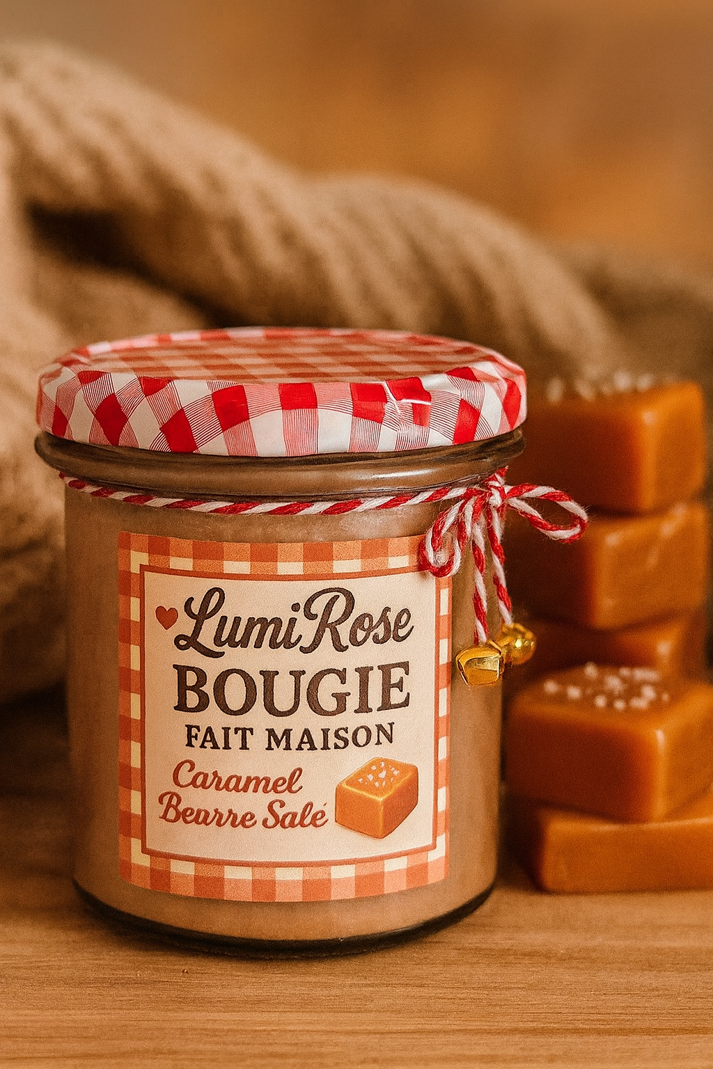 Bougie parfumée Caramel Beurre Salé