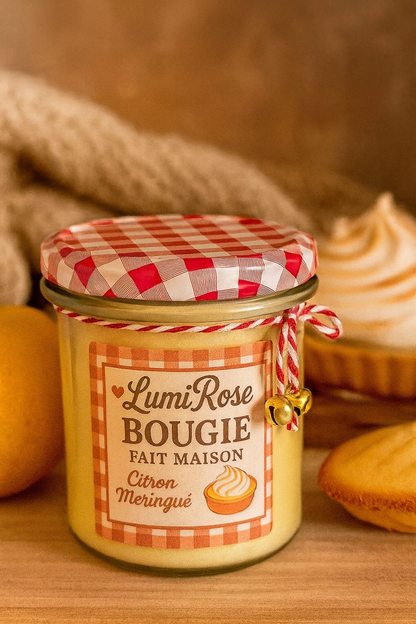 Bougie parfumée Citron Meringué