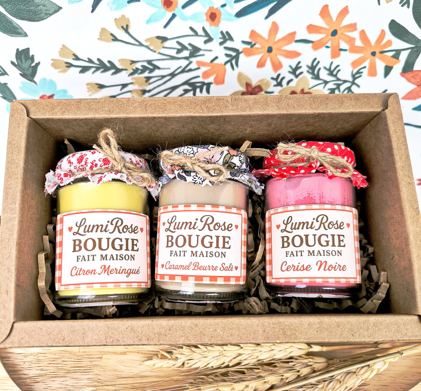 Coffret de 3 Bougies Parfumées