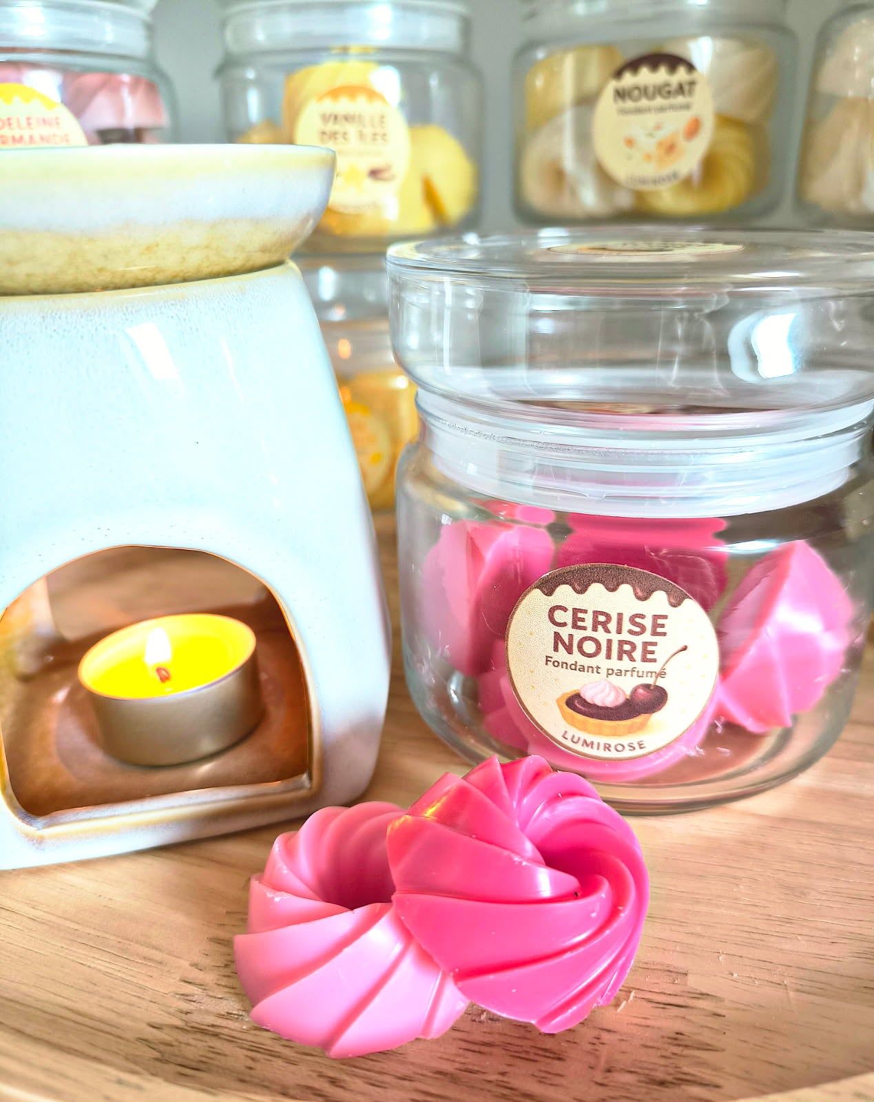 Fondants parfumés Cerise Noire par 2