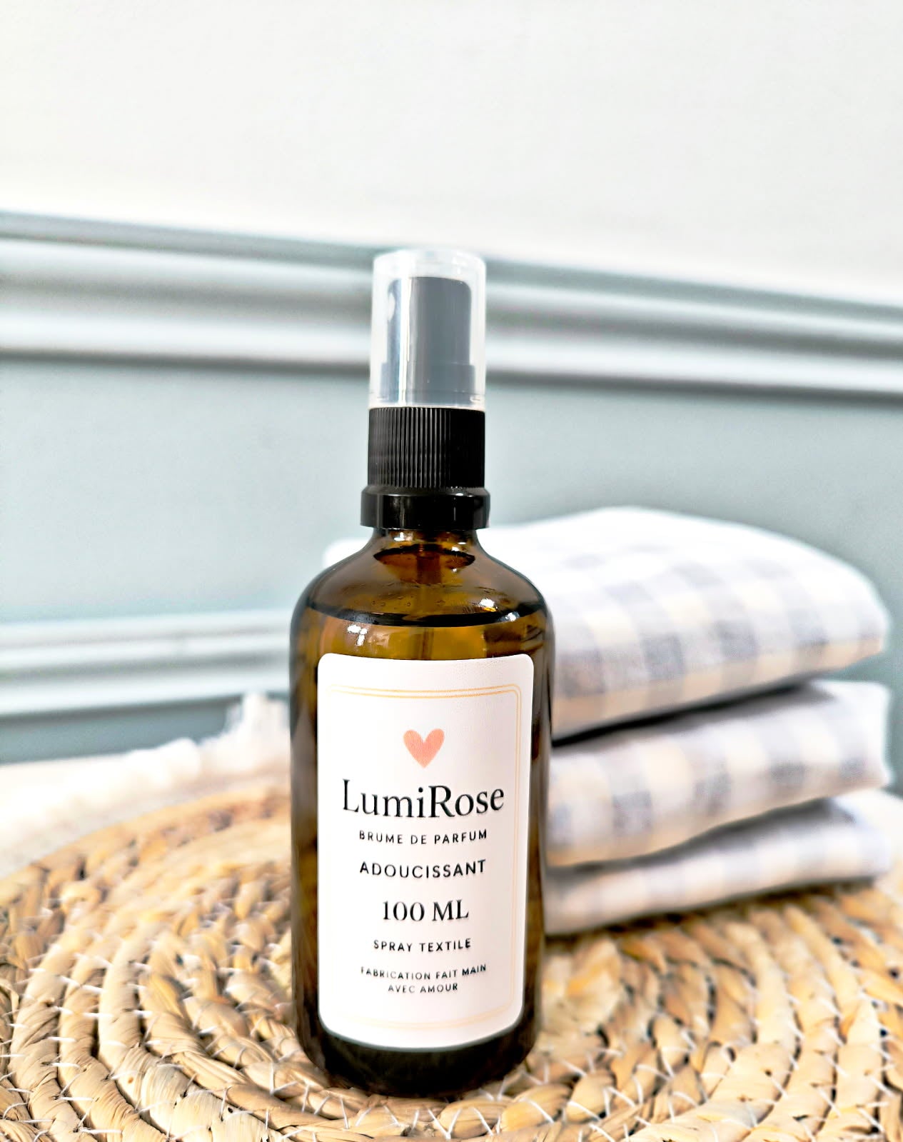 Brume Textile LumiRose – 100 ml