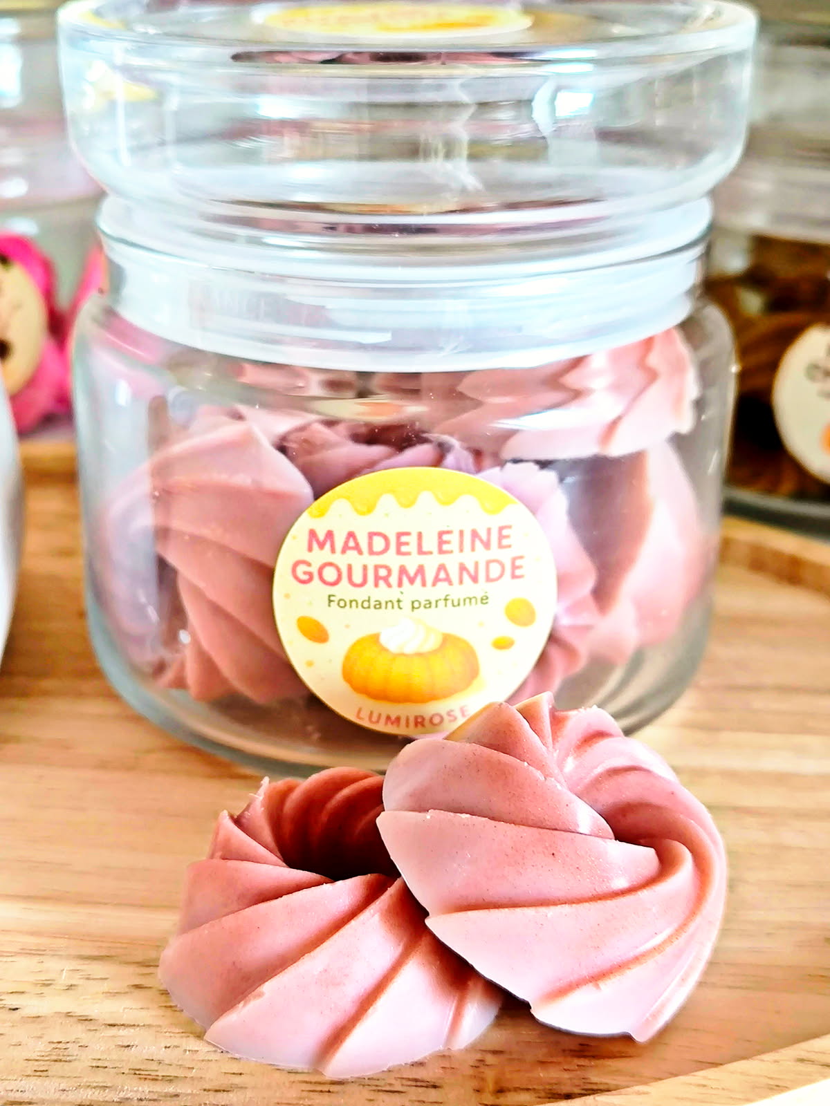 Fondants parfumés Madeleine Gourmande par 2