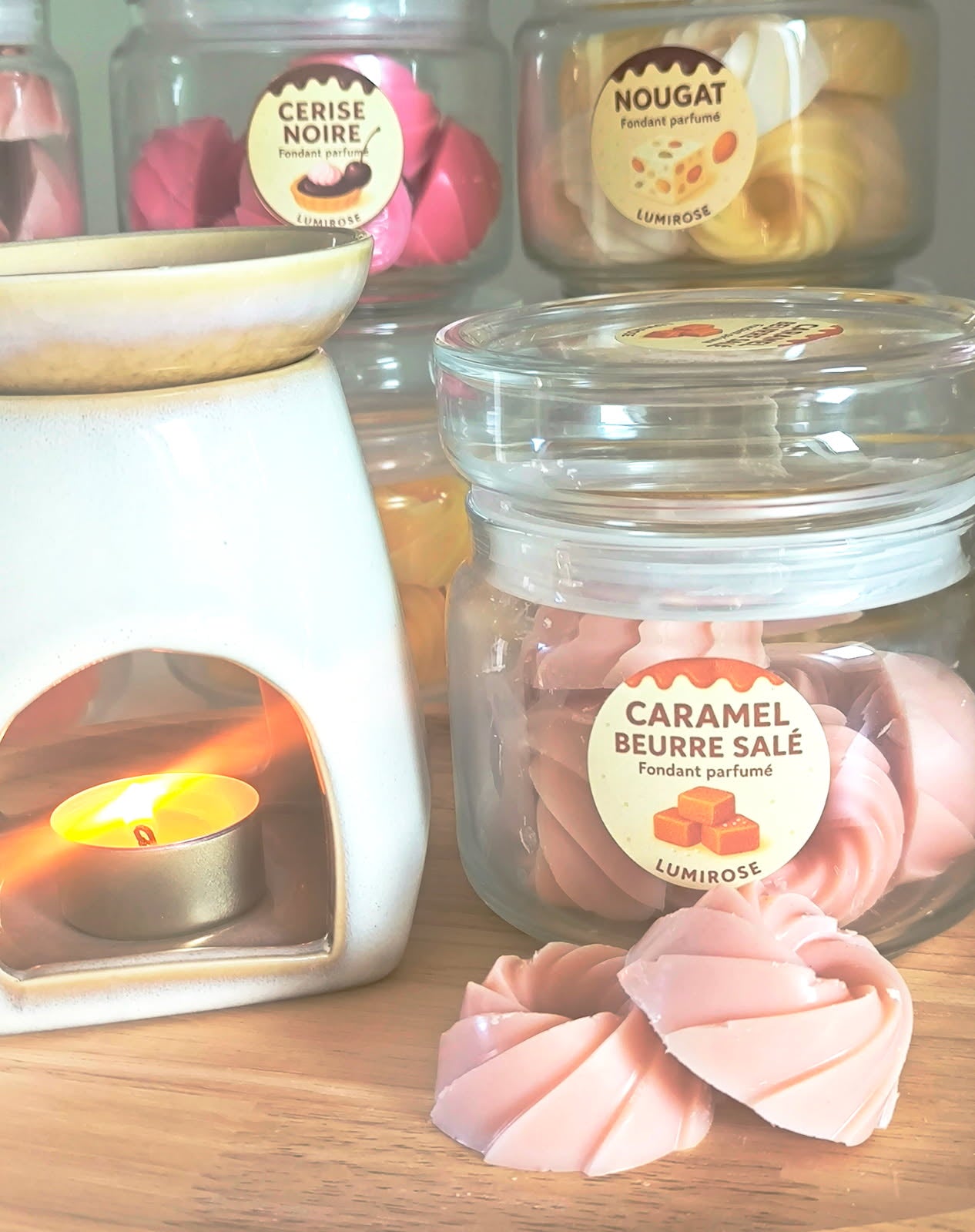 Fondants parfumés Caramel Beurre Salé par 2