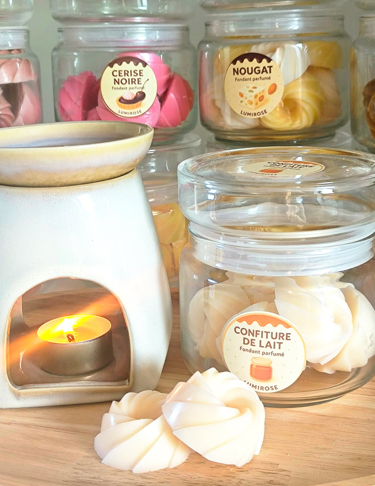 Fondants parfumés Confiture de Lait par 2